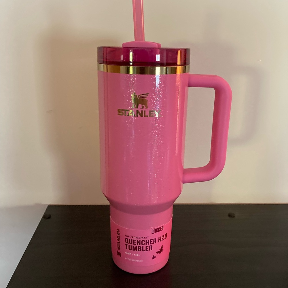 Stanley X Wicked 40oz Tumbler Exclusive Glinda Sparkle Pink IN HAND